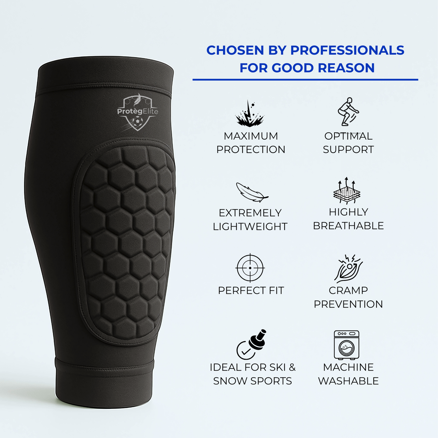 ProtègElite™ Shin Guards – Snow Edition